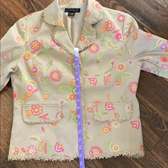 NWOT- Silk Land blazer coat, - Picture 7 of 8